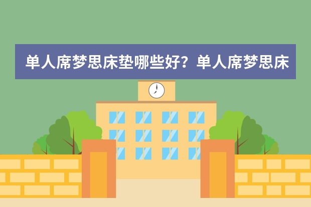 单人席梦思床垫哪些好？单人席梦思床垫十大品牌排行