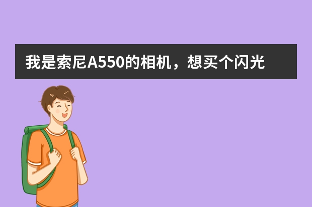 我是索尼A550的相机，想买个闪光灯，预算400至500，麻烦大家给我推荐下好吗？索尼的配件不好买，望大家帮